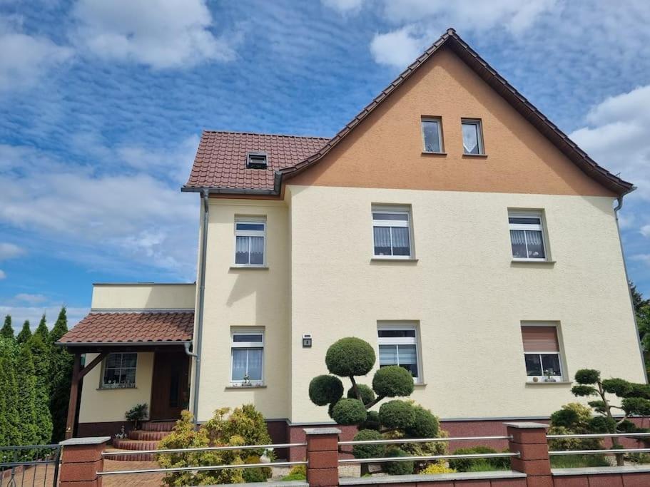 Ferienwohnung *Zur Weinbergstrasse* Lauta Exterior foto
